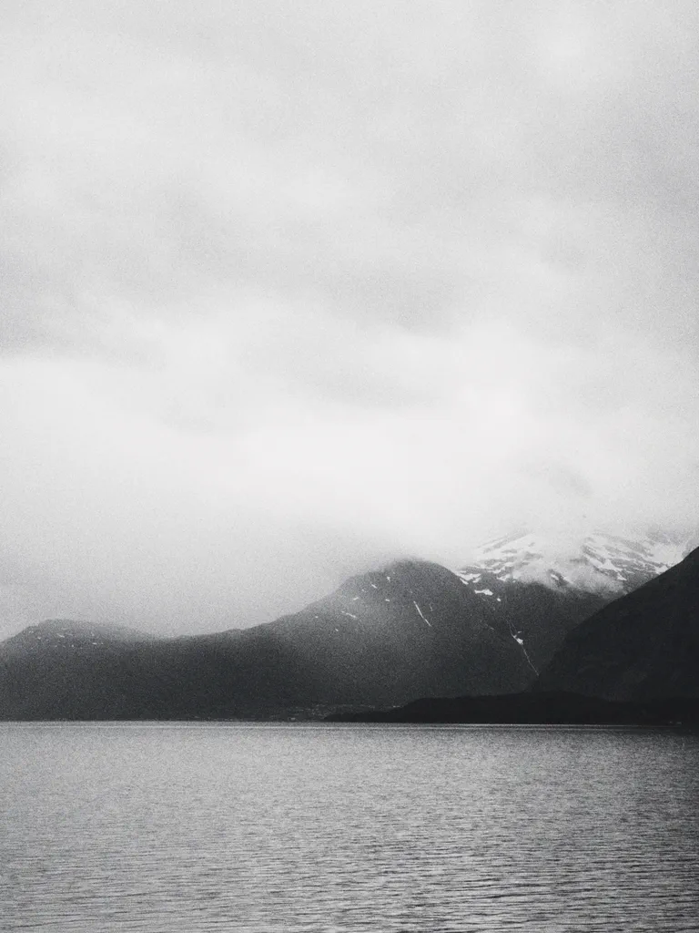 A view of mountains in Norway